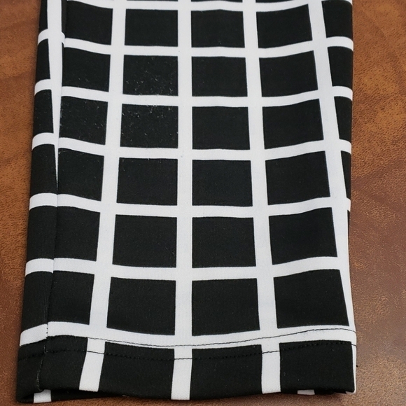 NEW Direction Window Pane Black & White Pants L - Picture 12 of 12